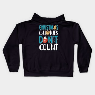 Ugly Christmas Sweatshirt. Christmas Calories Don't Count. Kids Hoodie